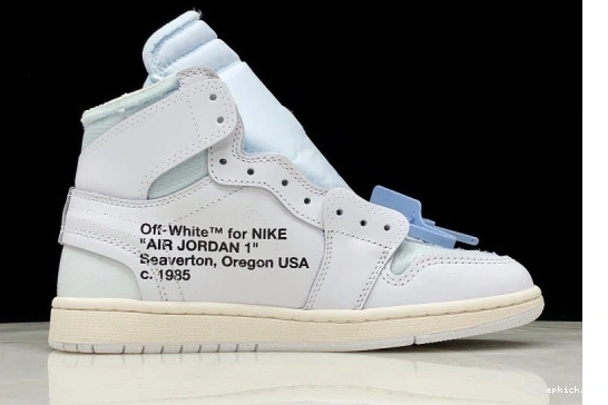 Rep EP AQ0818 O-W 1 Jordan Retro High  AQ0818-100 White Air 100 0505